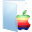 Blue Folder Apple Icon 32x32 png